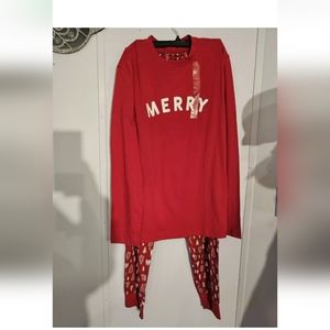 Mens Christmas Matching Pjs From Macy's Merry Red Size Medium